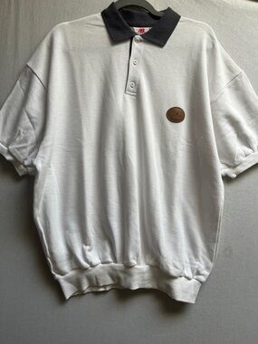 Vintage New Balance Classic White Polo Sz XL